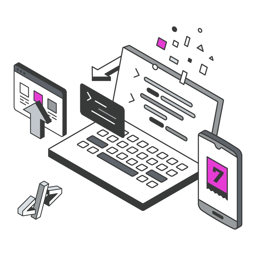 ウェブデザインのイラスト